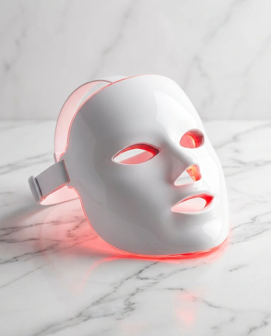 Máscara Facial LED 7 Colores Recargable