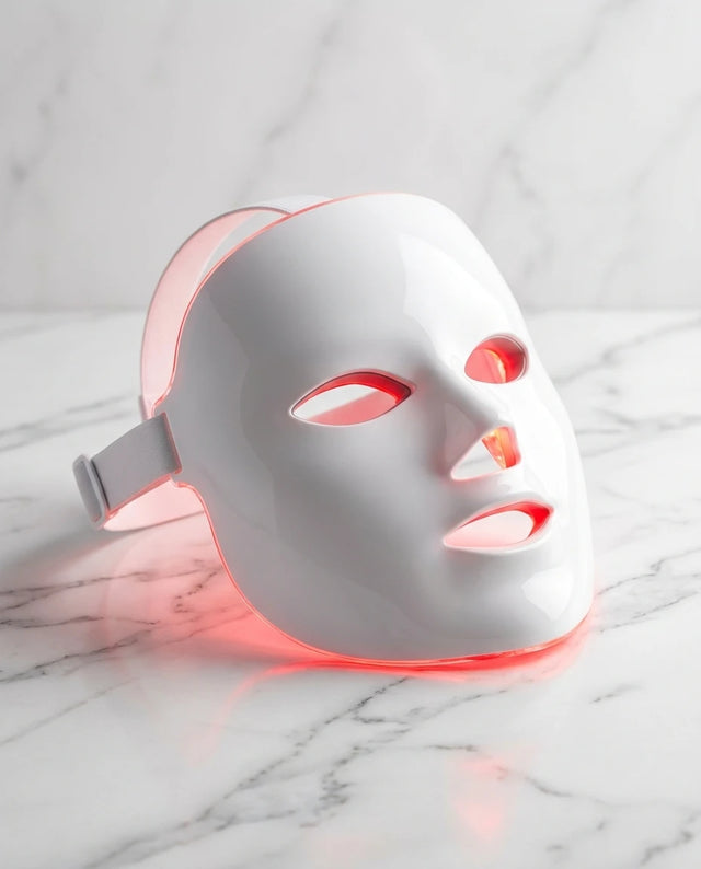 Máscara Facial LED 7 Colores Recargable