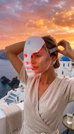 Máscara Facial LED 7 Colores Recargable