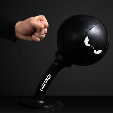Saco de Boxeo de Escritorio — Entrenamiento de Reacción